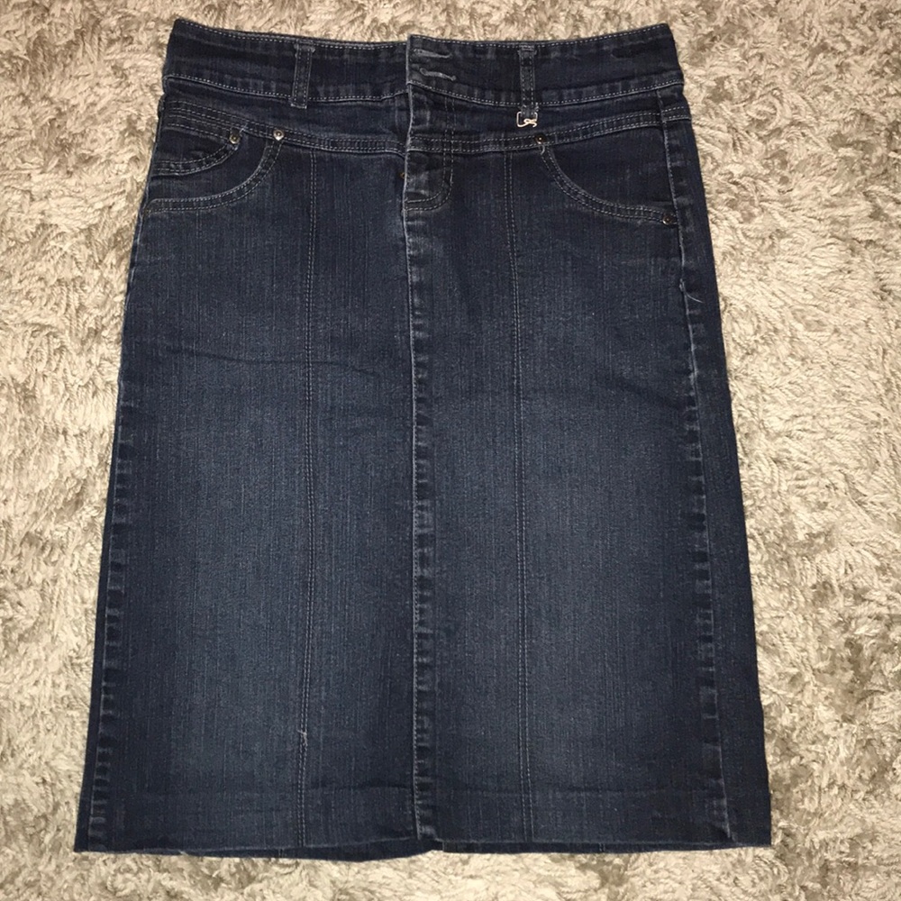 Style & Co denim skirt
